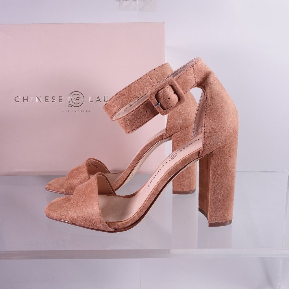 NEW in Box Chinese Laundry Jettie Ankle Strap Heel Sandal